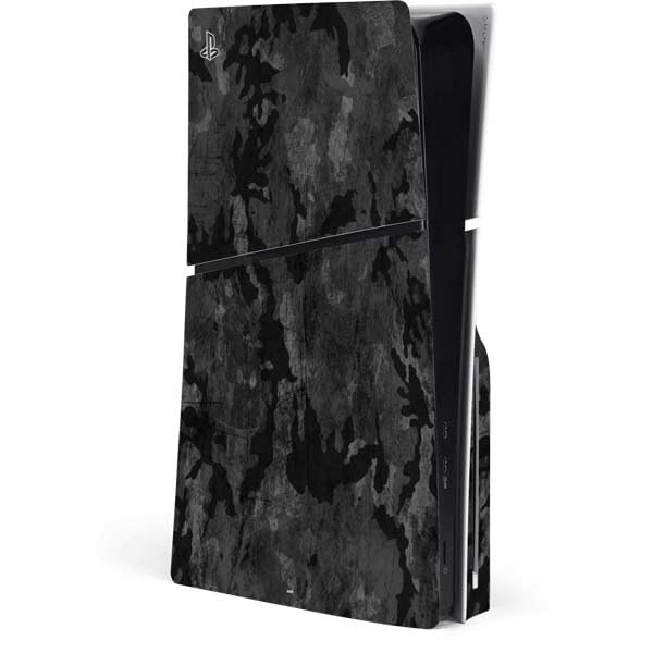 Skinit Decal Gaming Skin Compatible with PS5 Slim Disk Console - Digital Camo Design
