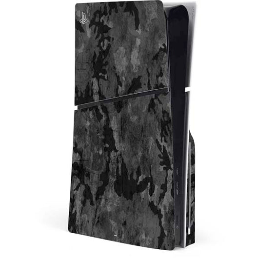 Skinit Decal Gaming Skin Compatible with PS5 Slim Disk Console - Digital Camo Design