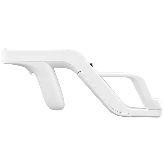 OSTENT Light Gun Attachment for Nintendo Wii/Wii U Remote Nunchuck Zapper Shooting Games Color White