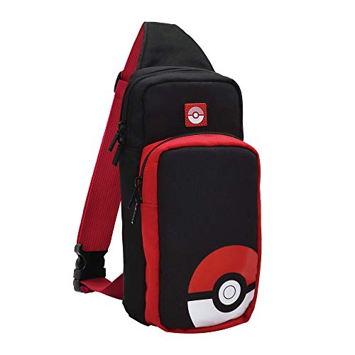 HORI Nintendo Switch Adventure Pack Travel Bag - Poke Ball Edition, Colorful, Model NSW-170U, Officially Licensed by Nintendo & Pokemon