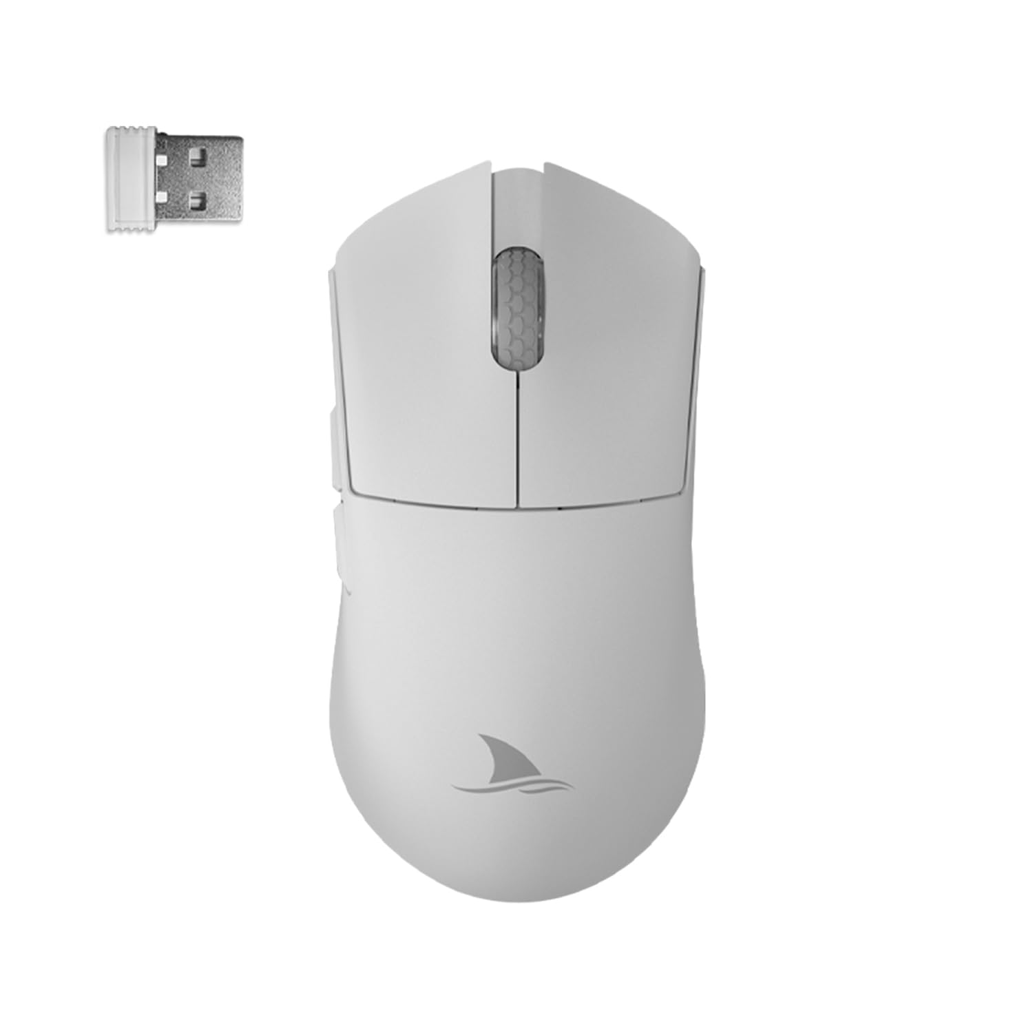 Darmoshark M3 Pro Wireless Gaming Mouse - Tri-Mode 2.4G/USB-C/Bluetooth, 26KDPI, 55g, White