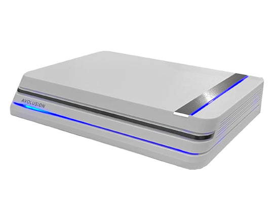 Avolusion PRO-X 8TB USB 3.0 External Gaming Hard Drive for PS5/PS4 - White, Plastic/PVC