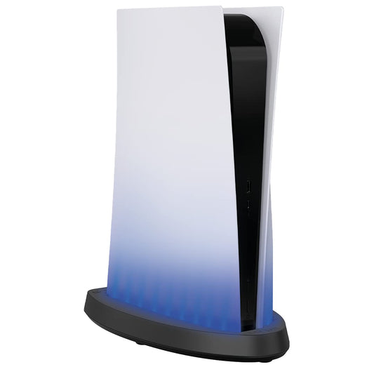 Venom PS5 Console Docking Station - RGB LED Light Vertical Holder Stand - Black, Model VS5005