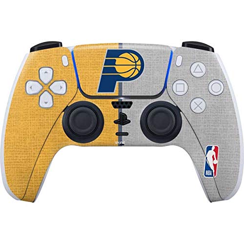 Skinit Decal Gaming Skin Compatible with PS5 Controller - Officially Licensed NBA Indiana Pacers Canvas Design