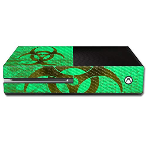 MightySkins Carbon Fiber Skin for Microsoft Xbox One - Biohazard | Protective  Durable Textured Carbon Fiber Finish | Easy to Apply  Remove  and Change Styles | Made in The USA