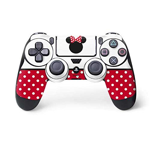 Skinit Decal Gaming Skin Compatible with PS4 Controller - Officially Licensed Disney Minnie Mouse Symbol Design