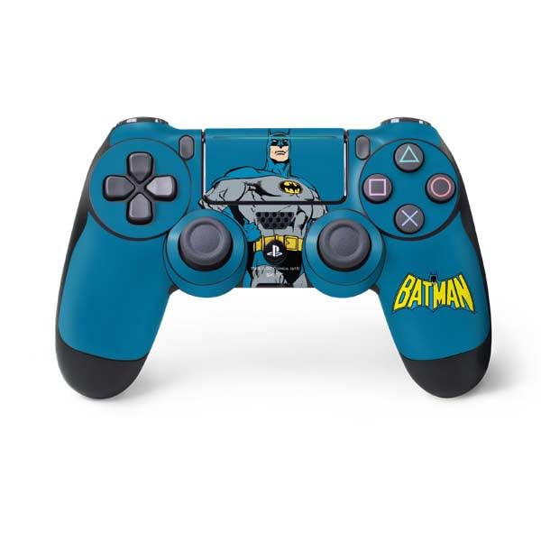 Skinit Decal Gaming Skin Compatible with PS4 Pro/Slim Controller - Officially Licensed DC Comics Batman Portrait Design