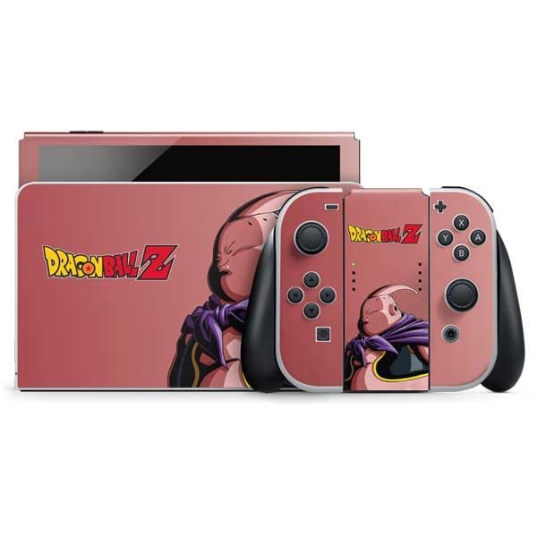 Skinit Decal Gaming Skin Compatible with Nintendo Switch OLED (2021) - Officially Licensed Dragon Ball Z Majin Buu Portrait Design