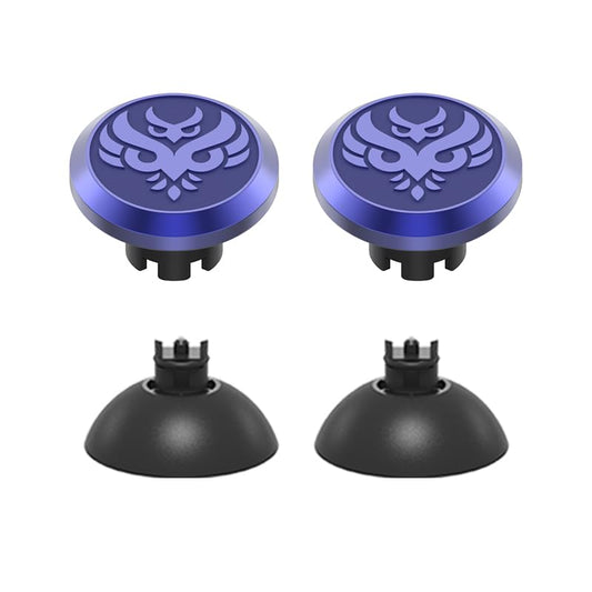 KD.FLY Metal Thumbsticks for PS5 Controller Joystick Replacement  Thumb Sticks for PS4 Controller  Custom Thumb Grips for Switch Pro Controller  2 Joystick  2 Thumbstick Base  Owl