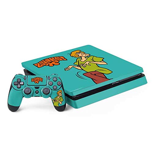 Skinit Decal Gaming Skin Compatible with PS4 Slim Bundle - Officially Licensed Scooby Doo Shaggy Design