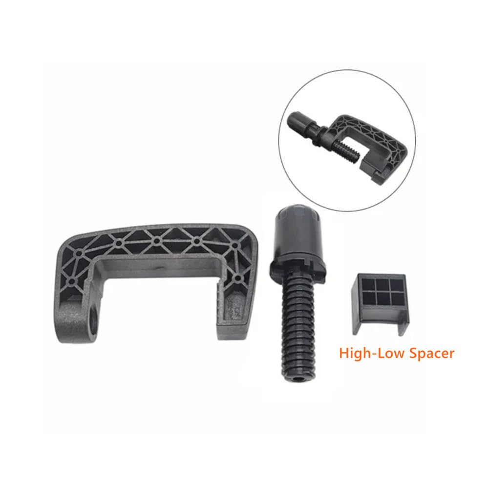 NORMICHIC High-Low Spacer for Logitech G25 G27 G29 G920 G923 Steering Wheel Clamp - Black Replacement Pads