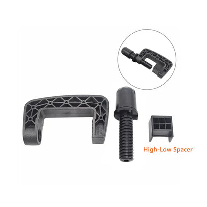 NORMICHIC High-Low Spacer for Logitech G25 G27 G29 G920 G923 Steering Wheel Clamp - Black Replacement Pads