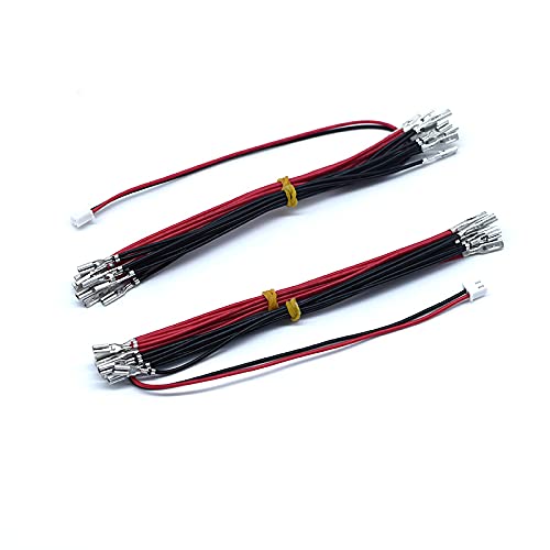 Arcity LED Arcade Button Power Cable - 2 Pcs Daisy Chain Jumper Wire Harness for USB Encoder, MAME, Raspberry Pi, 0.110 Inch Terminals