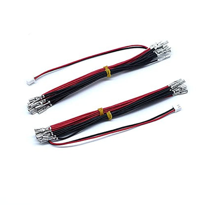 Arcity LED Arcade Button Power Cable - 2 Pcs Daisy Chain Jumper Wire Harness for USB Encoder, MAME, Raspberry Pi, 0.110 Inch Terminals