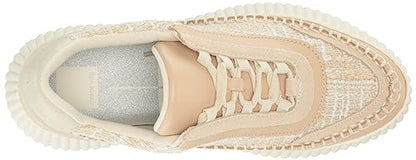 Dolce Vita DOLEN Women's Sneaker - Size 8, Ivory Multi Woven, Stylish Comfort