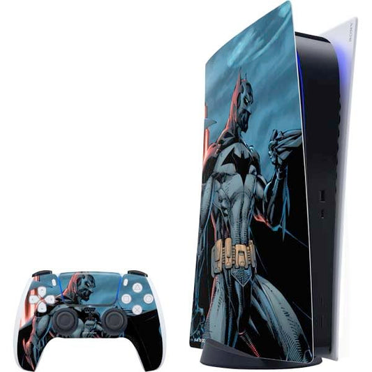 Skinit Decal Gaming Skin Compatible with PS5 Bundle - Officially Licensed DC Comics Batman Future State Cover #4 by Jim Lee Design
