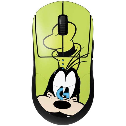 Skinit Decal Other Skin Compatible with G Pro Wireless Gaming Mouse - Officially Licensed Disney Friends Goofy Up Close Design