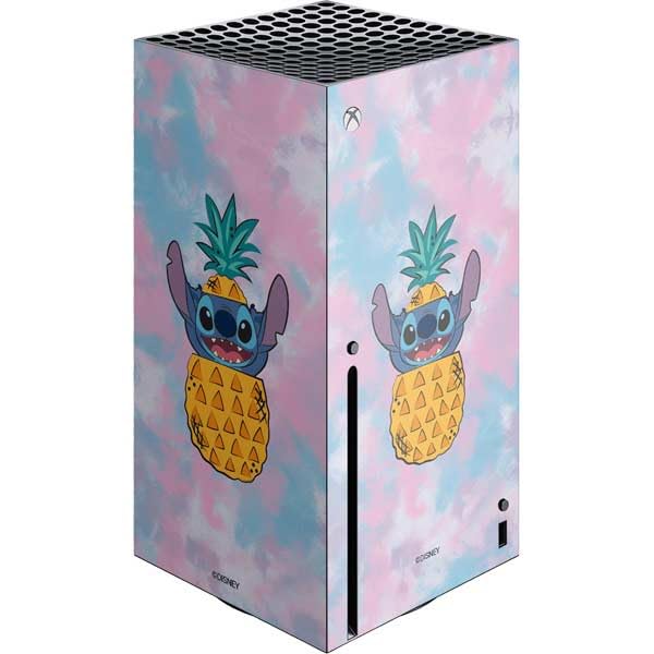 Skinit Decal Gaming Skin Compatible with Xbox Series X Console - Officially Licensed Disney Lilo and Stitch Pineapple Stitch Design