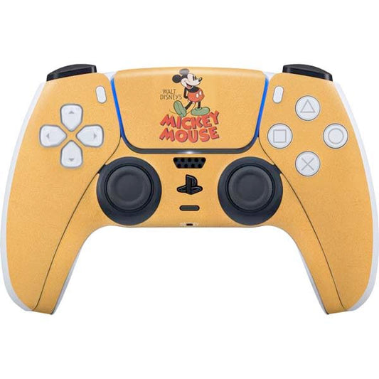 Skinit Decal Gaming Skin Compatible with PS5 Controller - Officially Licensed Disney Mickey Mouse Walt Disney Classic Character Design