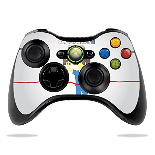 MightySkins Skin Compatible with Microsoft Xbox 360 Controller - Born to Run | Protective, Durable, and Unique Vinyl Decal wrap 