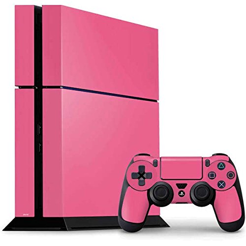 Skinit Decal Gaming Skin Compatible with PS4 Console and Controller Bundle - Originally Designed Bubble Gum Pink Design