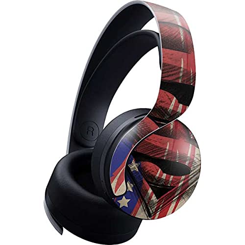 Skinit Decal Gaming Skin Compatible with Pulse 3D Wireless Headset for PS5 - Officially Licensed DC Comics Superman Crest Design