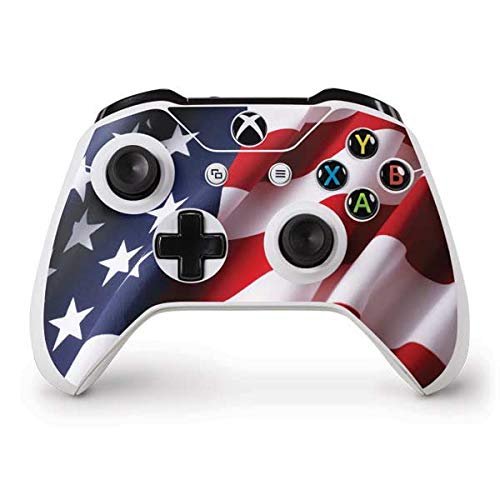 Skinit Decal Gaming Skin Compatible with Xbox One S Controller - Originally Designed The American Flag Design