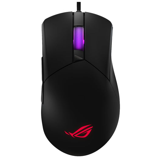 ASUS ROG Gladius III Core Wired Gaming Mouse - Right-Handed Ergonomic, 72g, 12K DPI, ROG Paracord, Push-Fit Switch Sockets/Hot-S