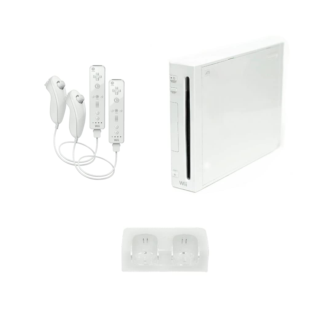 Nintendo Wii Console  White fine Bundle [nintendo_wii] (refurbished)