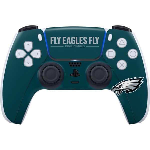 Skinit Decal Gaming Skin Compatible with PS5 Controller - Officially Licensed NFL Philadelphia Eagles Team Motto Design