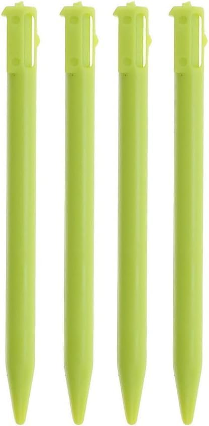 4PCS Plastic Touch Screen Pen Stylus Portable Pen for 3DS Game Console Stylus Pen (Green)