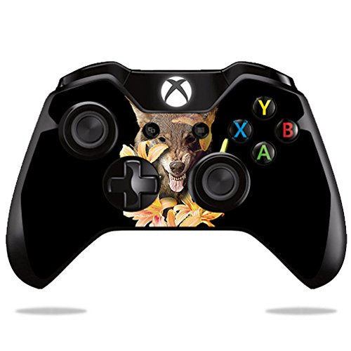 MIGHTY SKINS Xbox One/One S Controller Skin - Durable Vinyl Wrap Cover, Wolfish Flowers Design, Easy to Apply & Remove