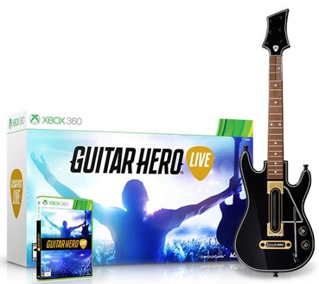 ACTIVISION Guitar Hero Live Bundle for Xbox 360 - Includes Guitar and Game