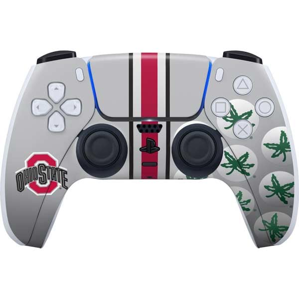 Skinit Decal Gaming Skin Compatible with PS5 Controller - Officially Licensed Ohio State University Buckeyes Design