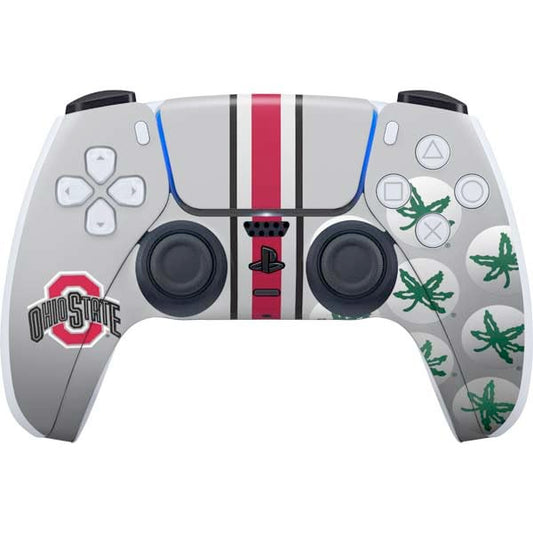 Skinit Decal Gaming Skin Compatible with PS5 Controller - Officially Licensed Ohio State University Buckeyes Design