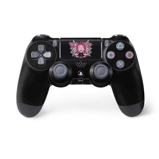 Skinit Decal Gaming Skin Compatible with PS4 Controller - Officially Licensed Adult Swim Rick and Morty Split Head Rick Design