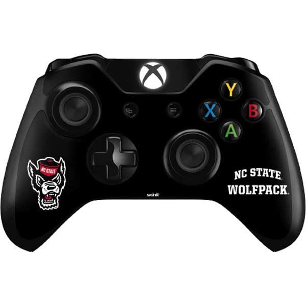 Skinit Decal Gaming Skin Compatible with Xbox One Controller - Officially Licensed College North Carolina State Wolfpack Design