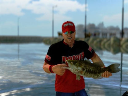 ACTIVISION Rapala Pro Bass Fishing Game with Rod Peripheral - Nintendo Wii, Model 76409