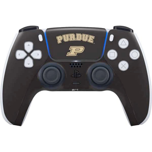 Skinit Decal Gaming Skin Compatible with PS5 Controller - Officially Licensed Purdue University Purdue Boilers Design