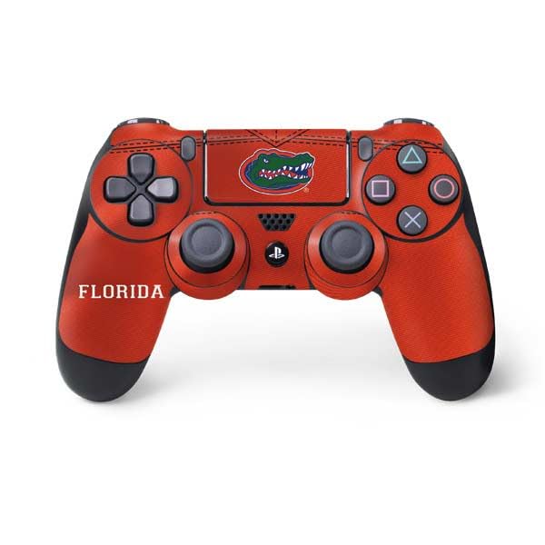 Skinit Decal Gaming Skin Compatible with PS4 Controller - Officially Licensed University of Florida Orange Jersey Design