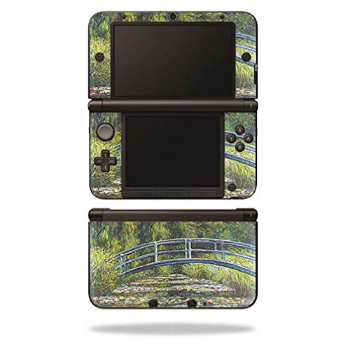 MIGHTY SKINS Nintendo 3DS XL Skin - White Water Lilies, Durable Vinyl Decal, Easy Apply/Remove, Model NI3DSXL-White Water Lilies