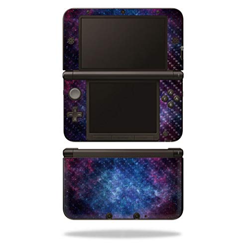 MightySkins Carbon Fiber Skin for Nintendo 3DS XL Original (2012-2014) - Nebula | Protective  Durable Textured Carbon Fiber Finish | Easy to Apply  Remove  and Change Styles | Made in The USA