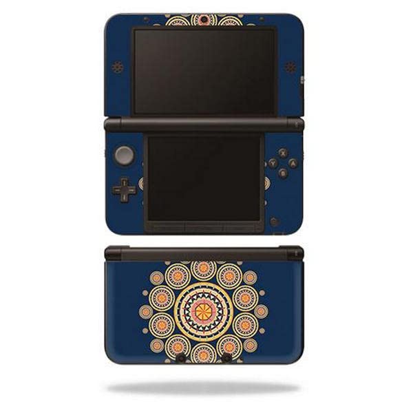 MightySkins Carbon Fiber Skin for Nintendo 3DS XL Original (2012-2014) - Summer Mandala | Protective  Durable Textured Carbon Fiber Finish | Easy to Apply  Remove  and Change Styles | Made in The USA