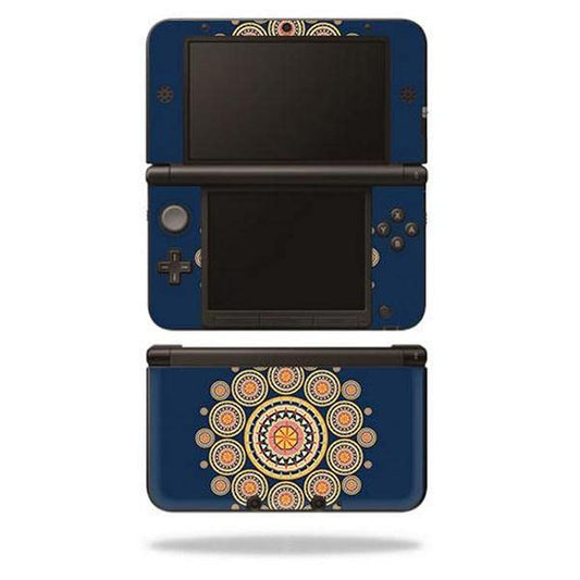 MightySkins Carbon Fiber Skin for Nintendo 3DS XL Original (2012-2014) - Summer Mandala | Protective  Durable Textured Carbon Fiber Finish | Easy to Apply  Remove  and Change Styles | Made in The USA