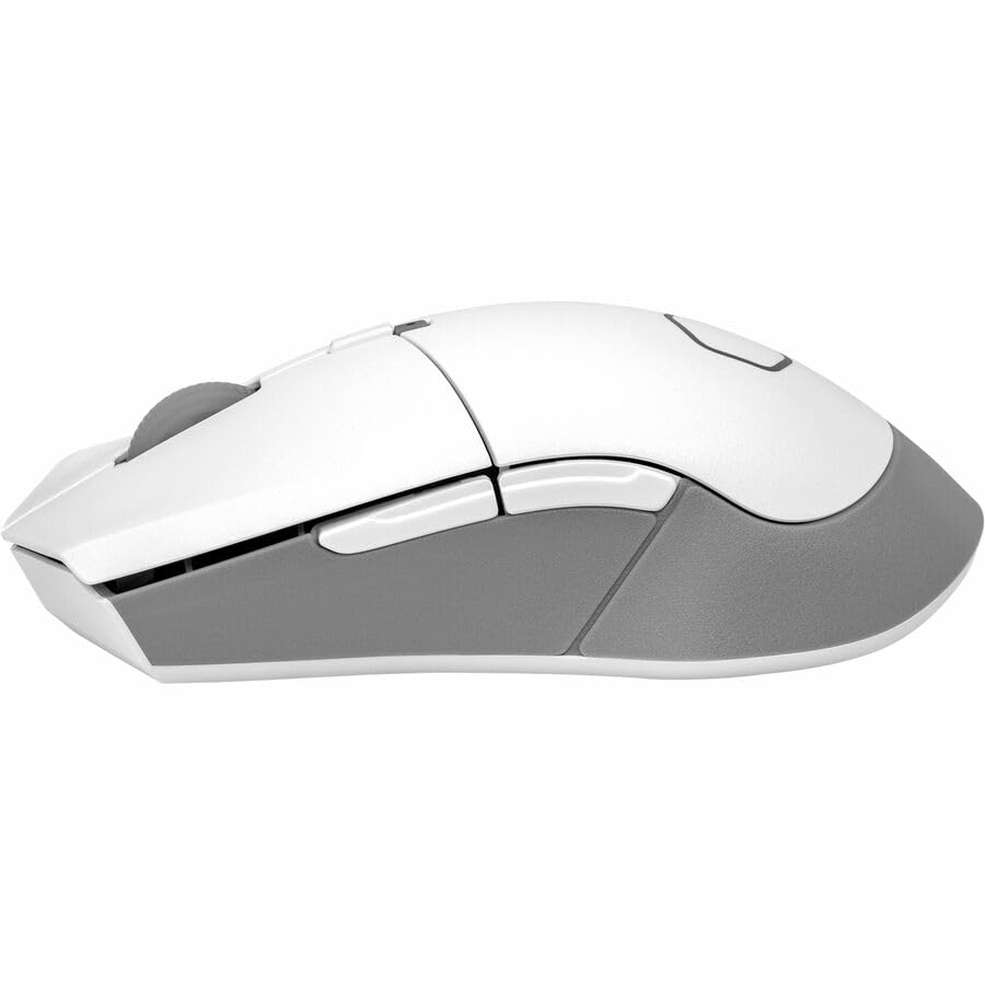 Cooler Master MM311 Wireless Gaming Mouse - 10,000 DPI, RGB Lighting, White, 1.6"x2.8"x4.9", Optical Sensor, 2.4GHz