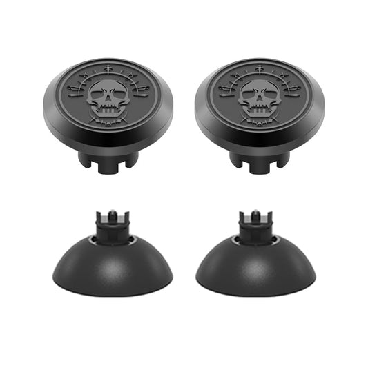 KD.FLY Metal Thumbsticks for PS5 Controller Joystick Replacement  Thumb Sticks for PS4 Controller  Custom Thumb Grips for Switch Pro Controller  2 Joystick  2 Thumbstick Base  Sugar Skull