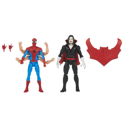Hasbro Marvel Legends Spider-Man & Morbius Figurines 15 cm - Black, Plastic, Model F7052
