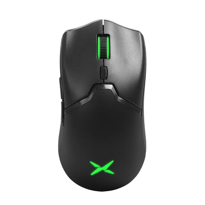 DeLUX M800PRO Wireless Gaming Mouse - PAW 3370 Sensor, 19000DPI, 6 Programmable Buttons, Lightweight 70g, Black