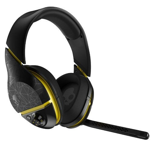 Skullcandy PLYR2 Surround Sound Wireless Gaming Headset, Black/Yellow (SMPLFY-207)
