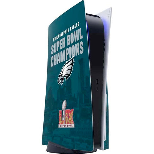 Skinit Decal Gaming Skin Compatible with PS5 Console - Officially Licensed NFL Philadelphia Eagles Super Bowl LIX Champions Design